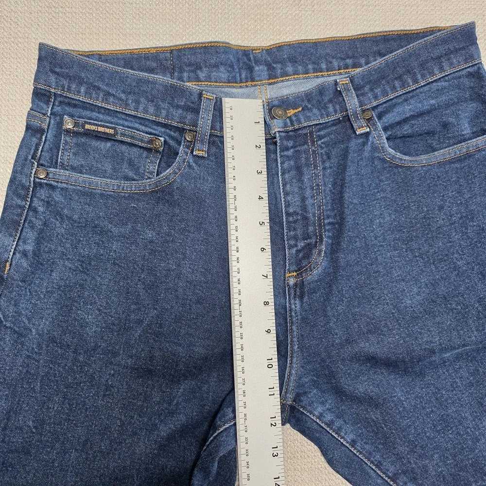 BROOKS BROTHERS Jeans Men's 36x32‎ Slim Fit Blue Medium Wash Denim